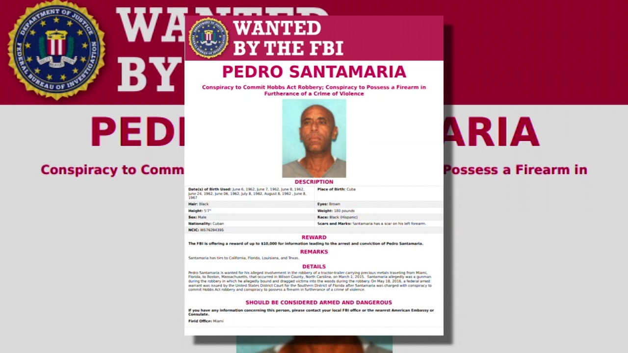 Reward offered for capture of 3rd suspect in 2015 gold heist off I-95