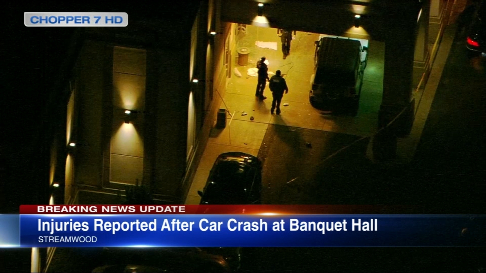 2 injured, 6 cars, building damaged in Streamwood crash ABC7 Chicago