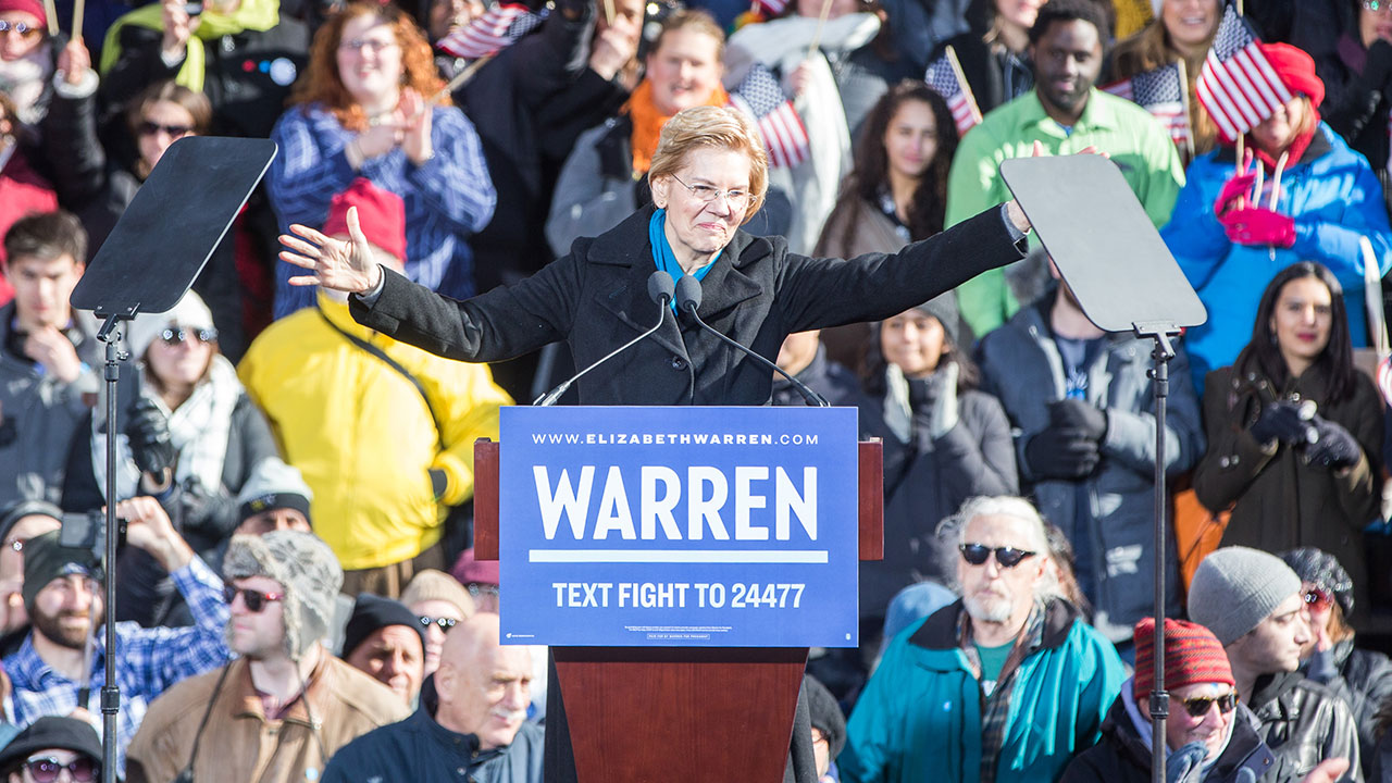 Elizabeth Warren kicks off 2020 presidential campaign
