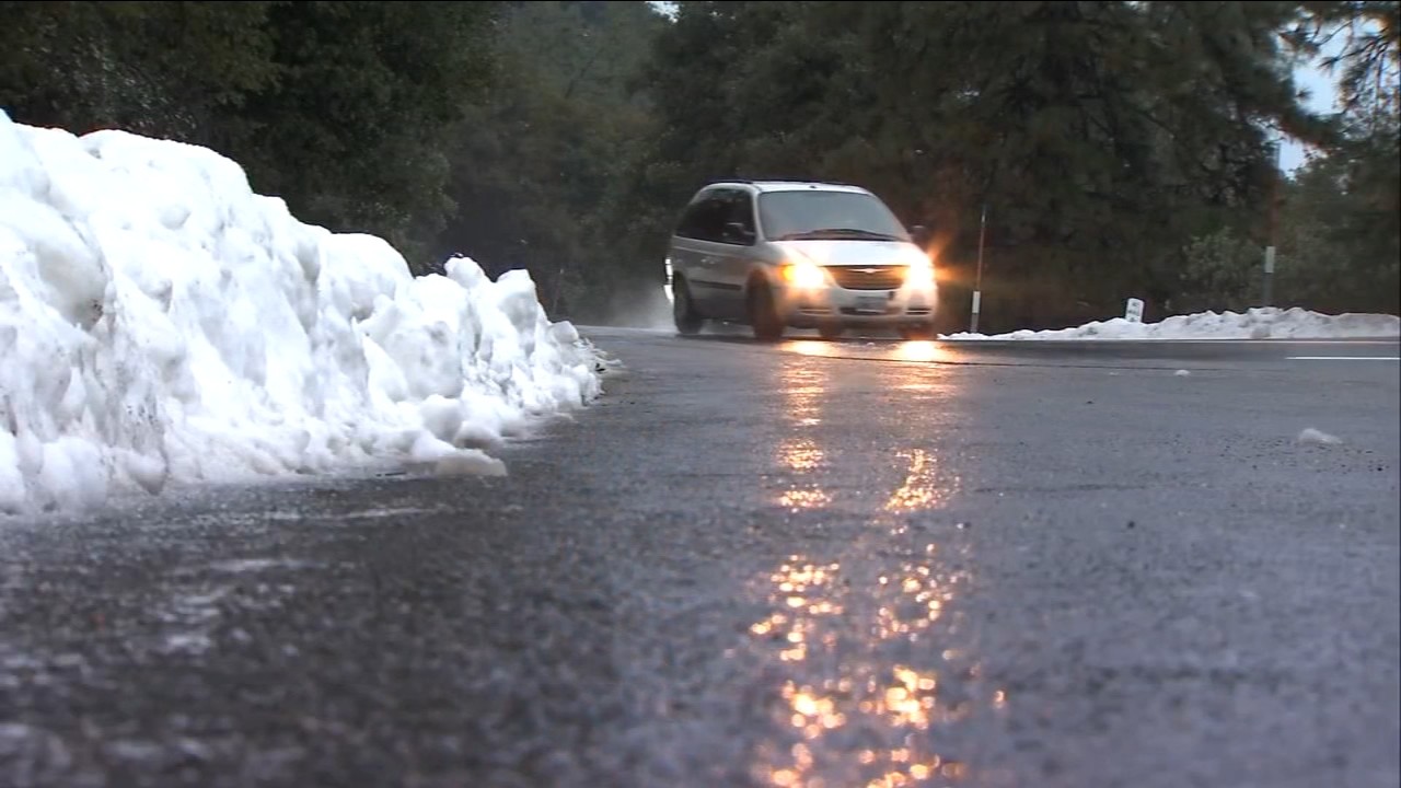 Snowy roads cause spinouts; CHP urges drivers to travel prepared