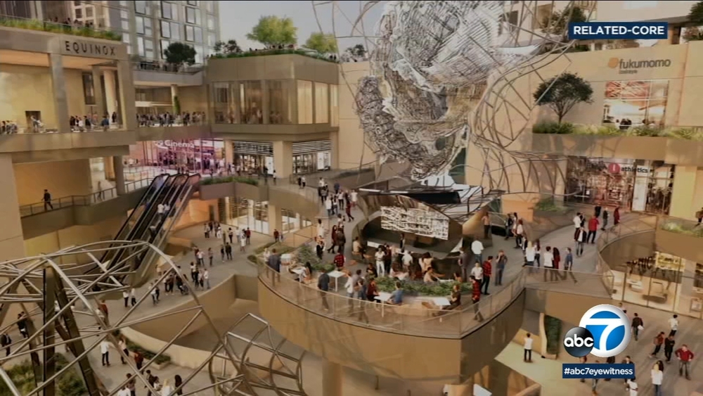 The Grand begins to take shape in downtown Los Angeles
