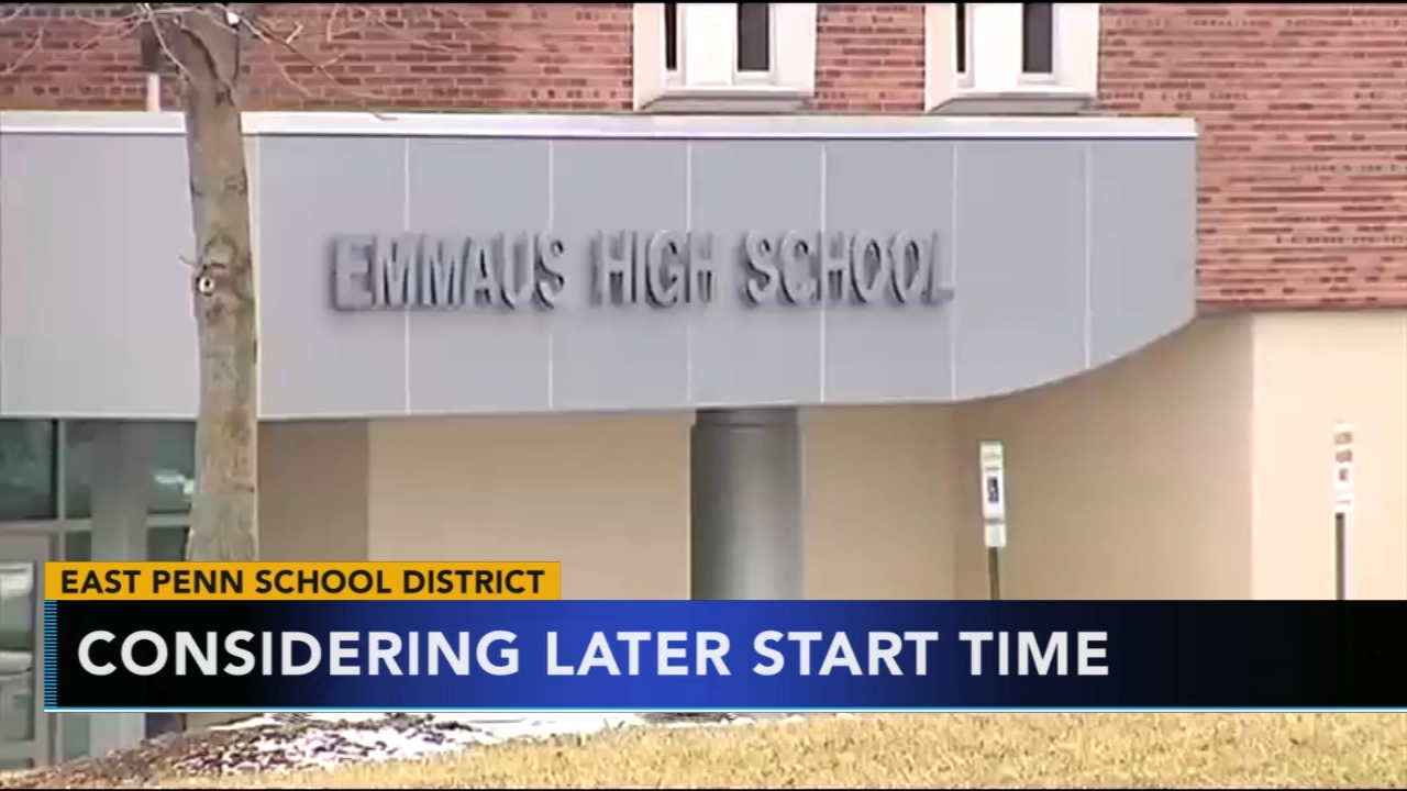 Later start time considered at Emmaus High School