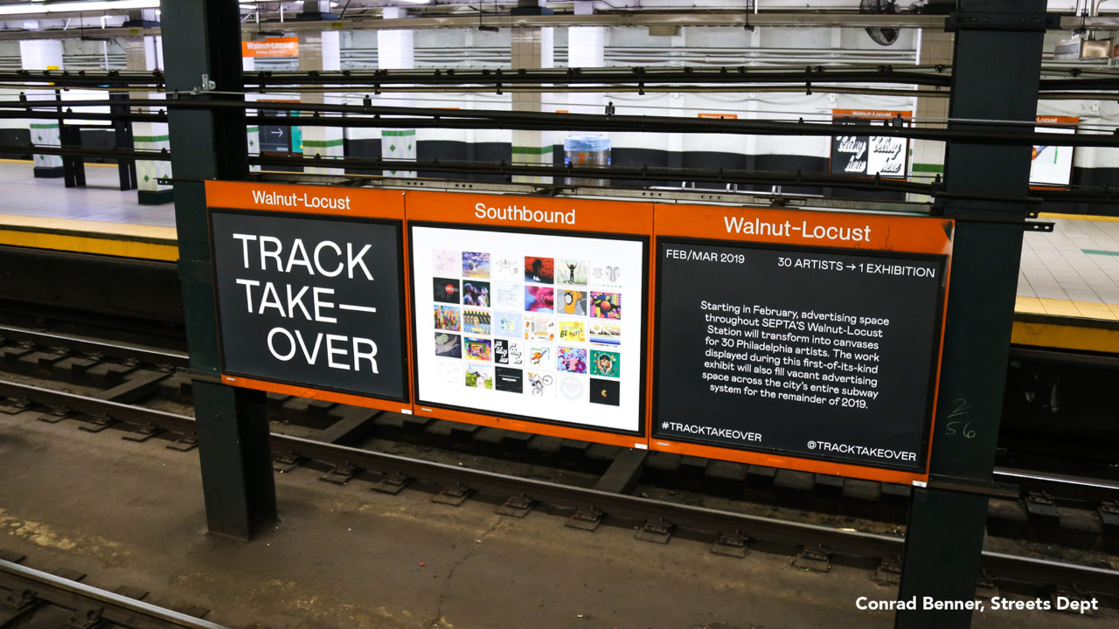 TrackTakeover brings art to SEPTA's WalnutLocust Station 6abc