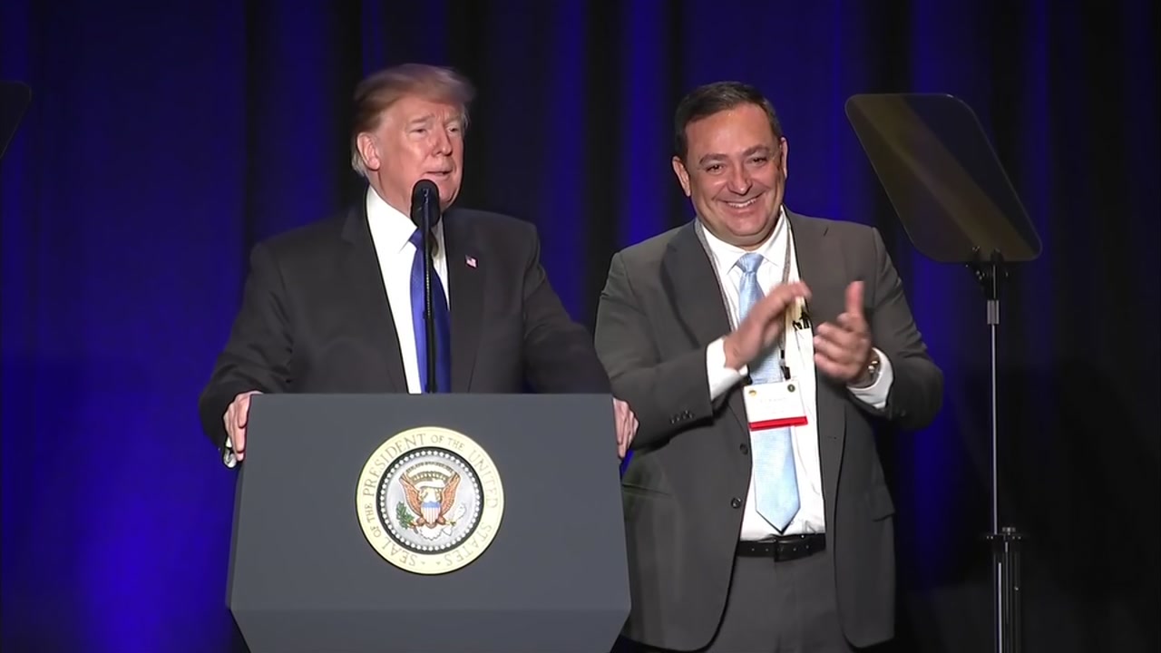 President Trump recognizes HPD Chief Art Acevedo at law enforcement conference