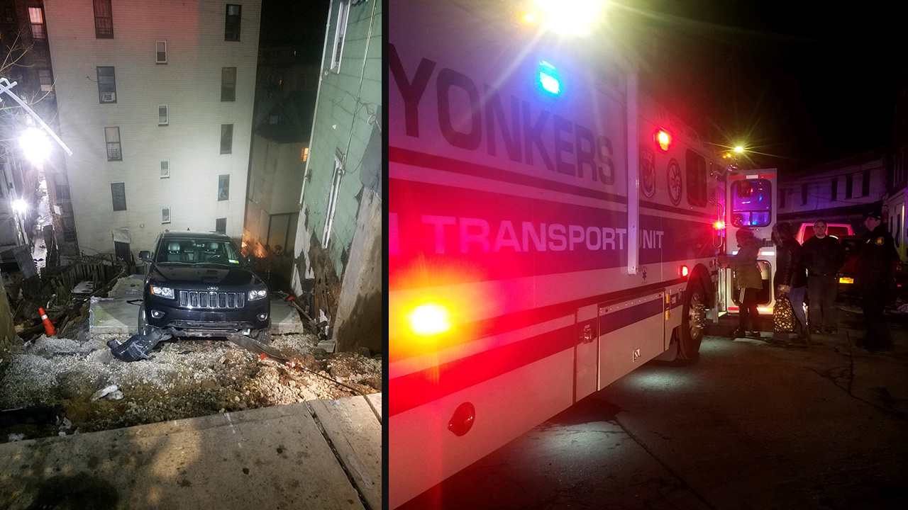 Yonkers retaining wall collapse prompts building evacuation
