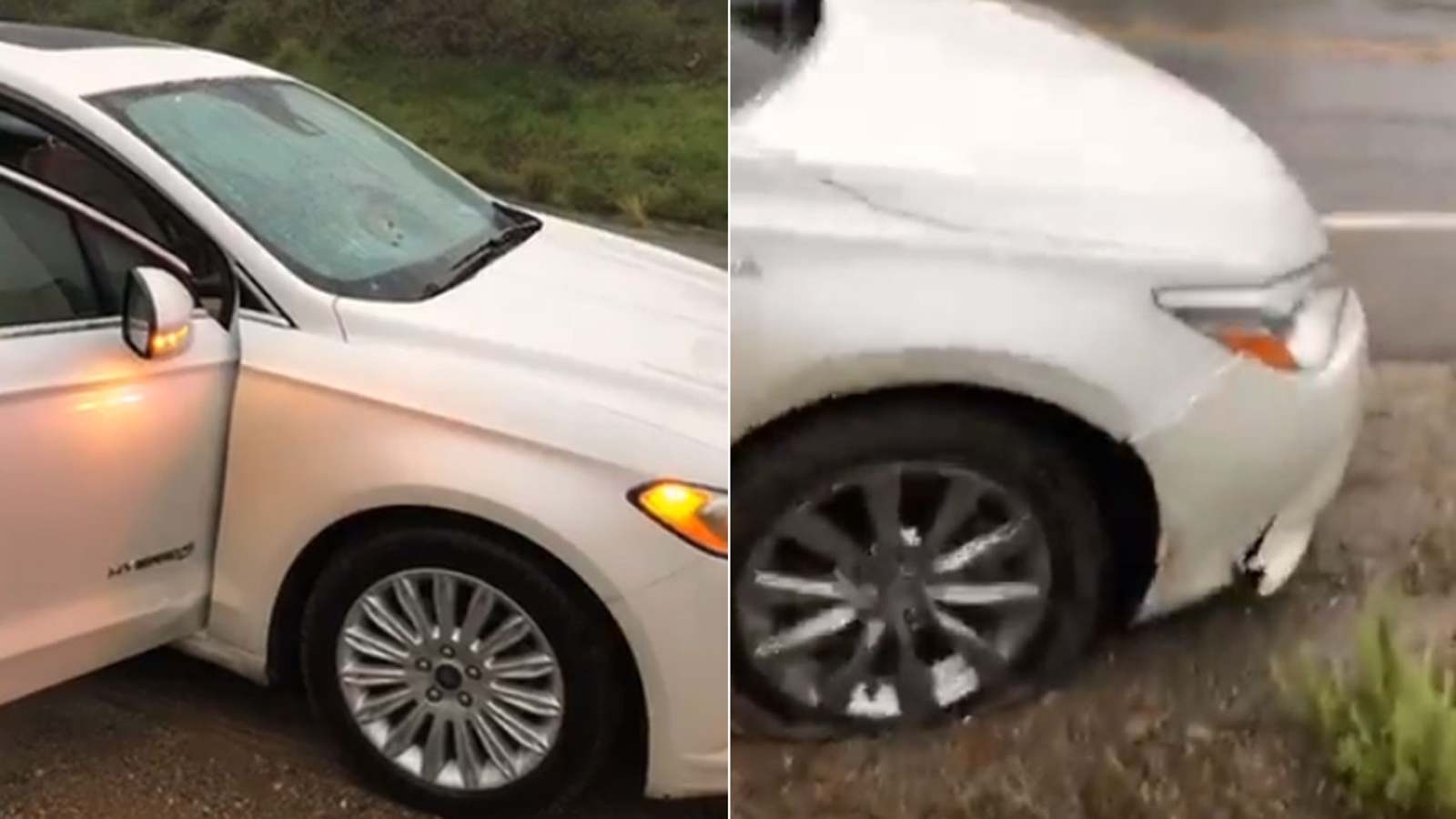 SoCal storm: Rockslide strikes cars in Malibu - ABC7 Los Angeles