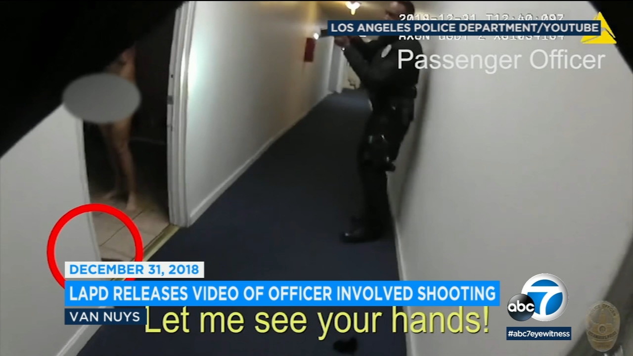LAPD release bodycam footage of New Year's Day officer-involved shooting