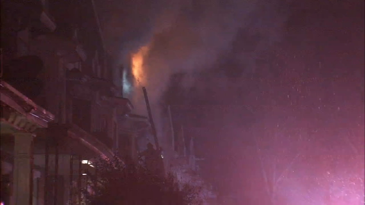Firefighters battle house fire in West Mount Airy - 6abc Philadelphia