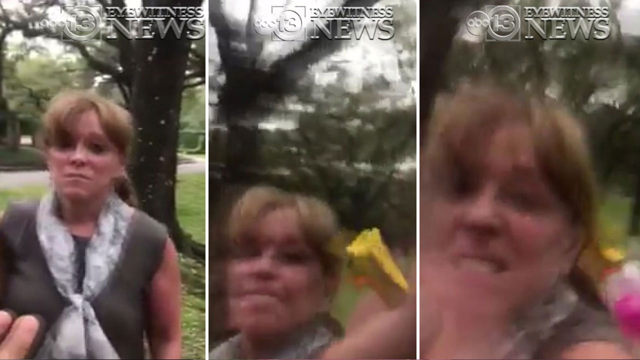Confrontation during baby's photo shoot on Houston sidewalk