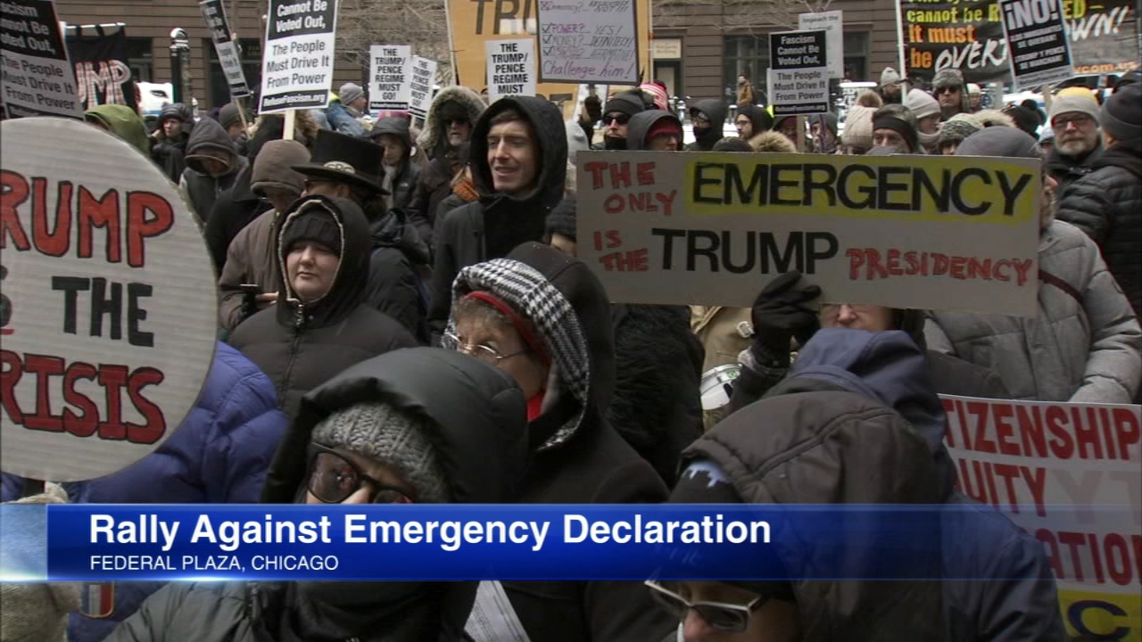 16 states including Illinois sue to stop Trump's national emergency declaration