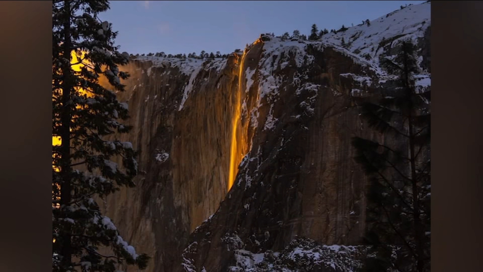 Yosemite's famous 'firefall' returns as spectators flock to the park