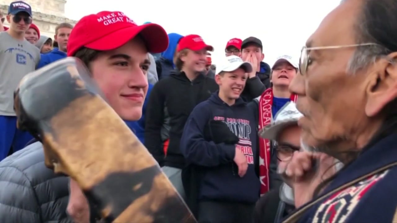 Teen in midst of confrontation at rally sues Washington Post