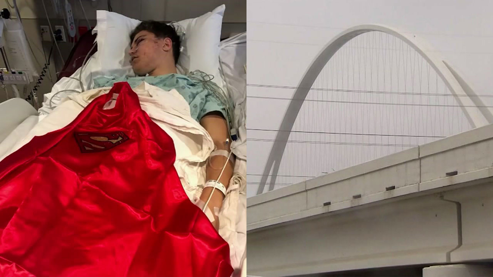 Dallas teen speaks after plunging off bridge for a selfie