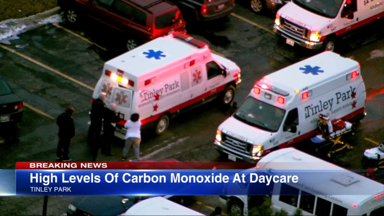 Children treated at Tinley Park KinderCare after high CO levels detected