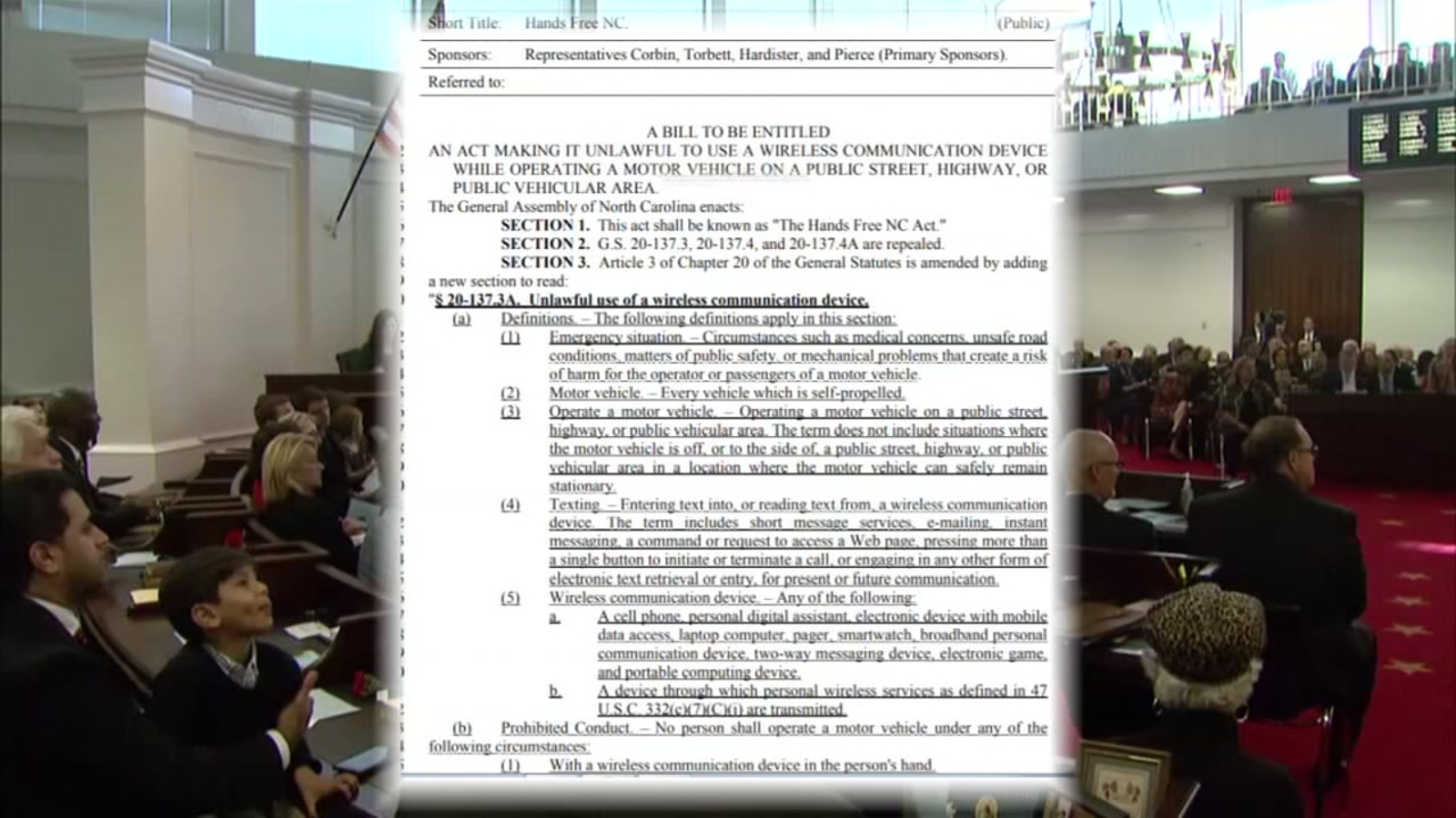 Proposed legislation would make it illegal in North Carolina to use