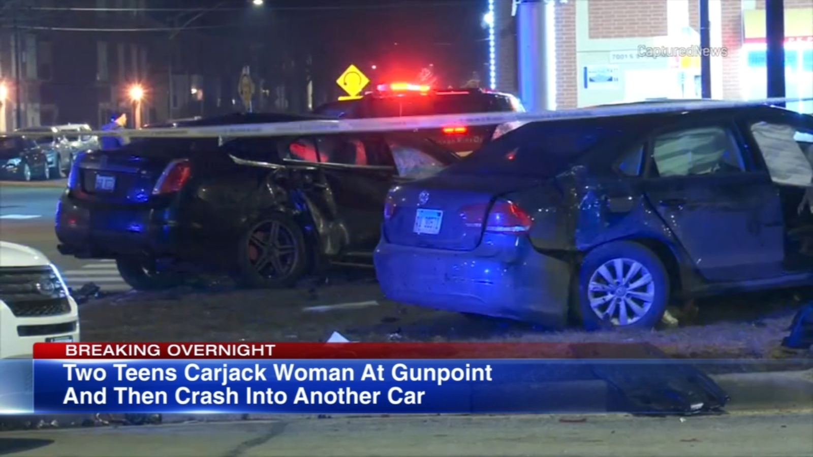 2 teens in custody after carjacking, crash on South Side - ABC7 Chicago