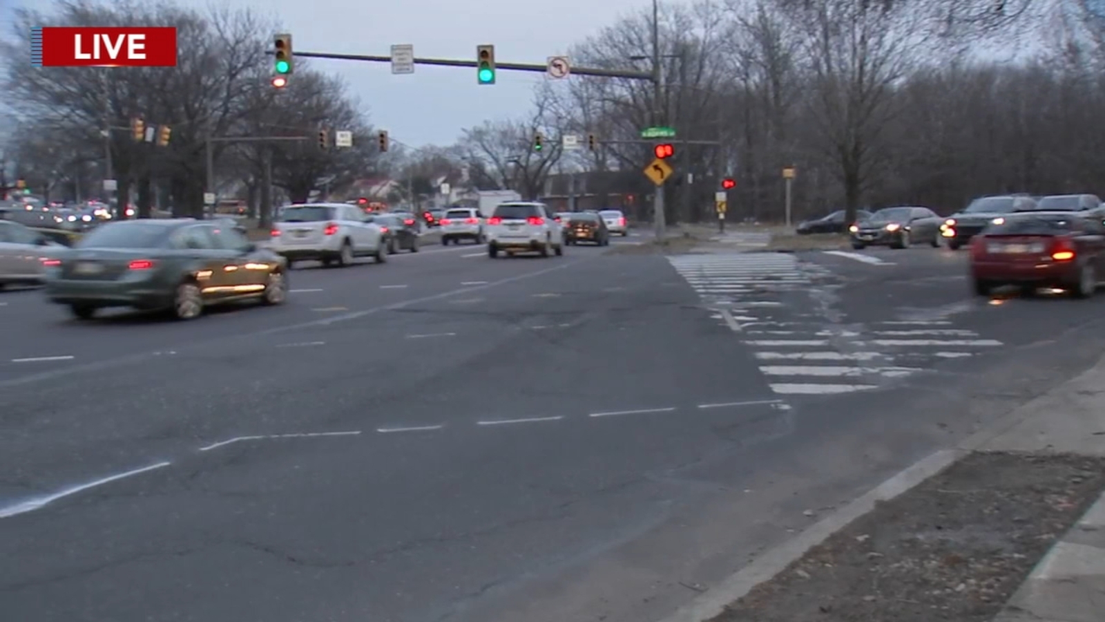 Traffic signal causing problems for pedestrians on Roosevelt Boulevard