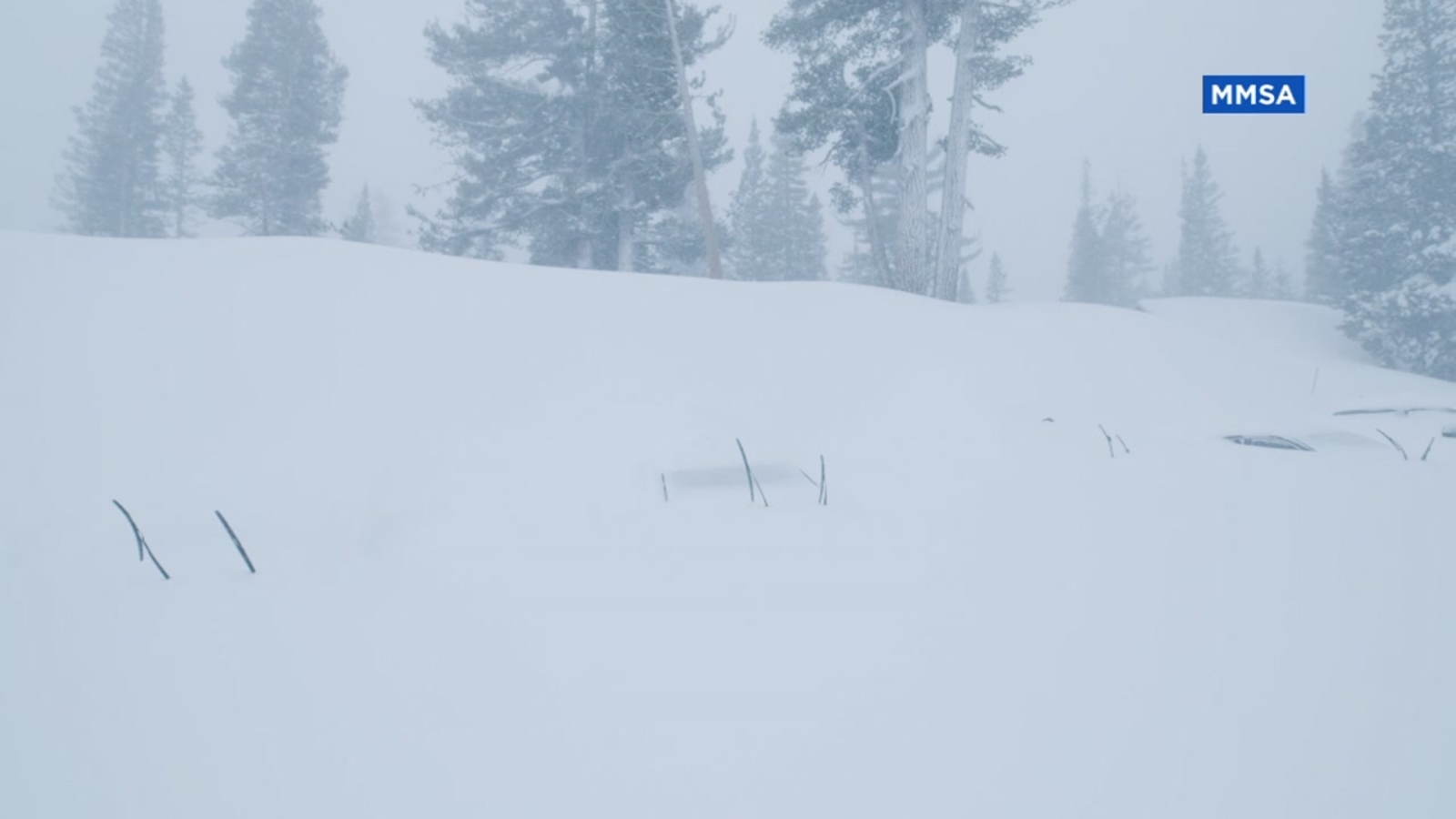 A mammoth amount of snow has fallen at Mammoth Mountain, this is what