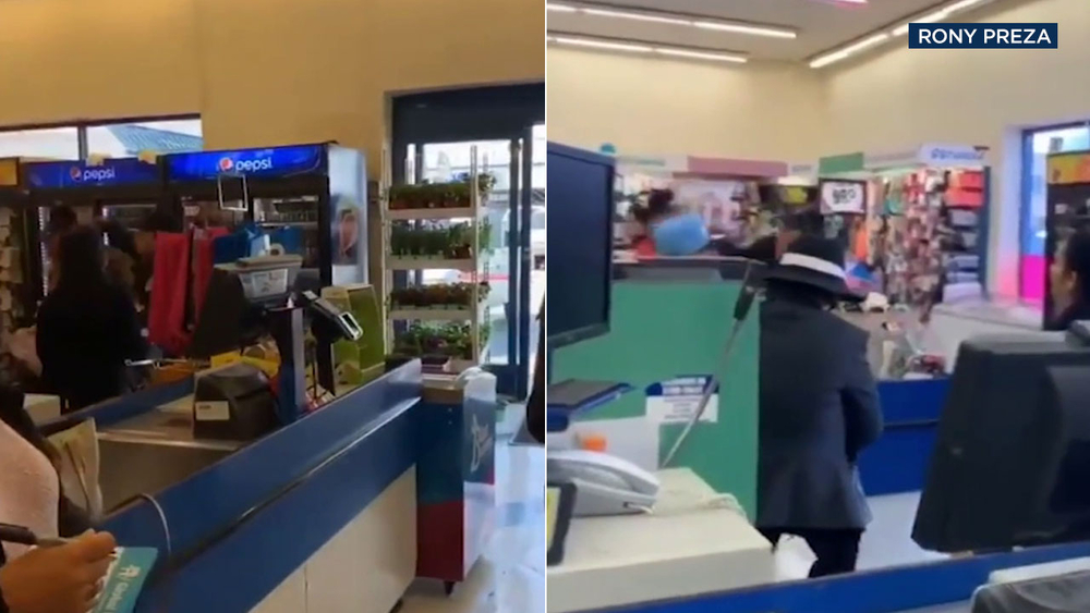 VIDEO: Security guard punches woman suspected of shoplifting in Van Nuys