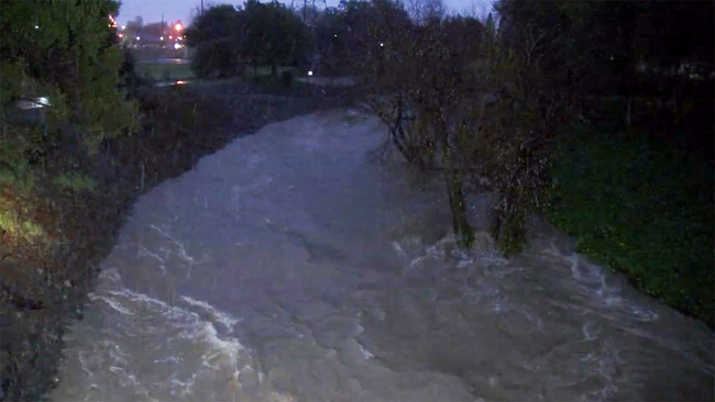 brunt of storm slams