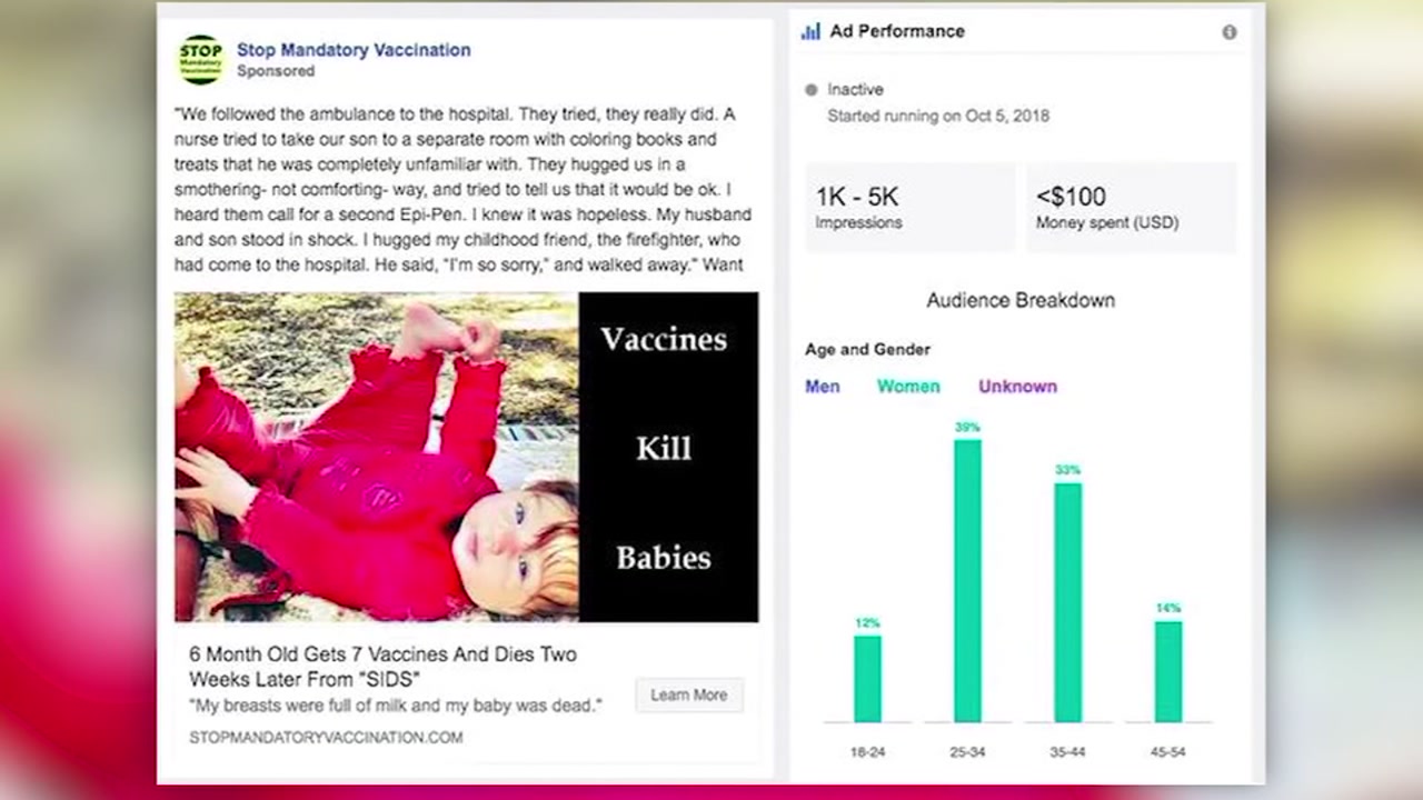 Facebook works to stop spread of anti-vaccine misinformation