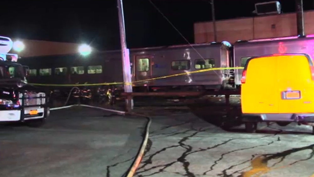 3 dead after vehicle hit by 2 LIRR trains