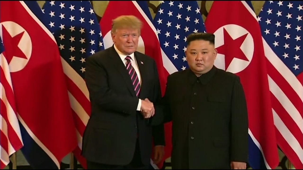 President Trump and Kim Jong Un meet for the opening of second nuclear summit