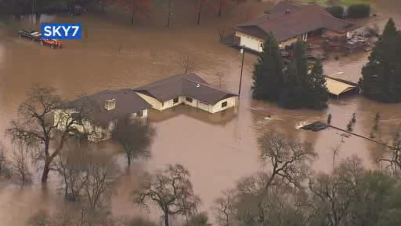 VIDEO: SKY7 over flooding in North Bay