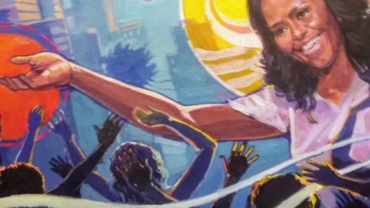 Michelle Obama mural debuting just before 'Becoming' book tour