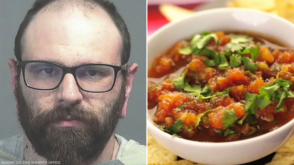 Food delivery driver accused of dipping testicles in salsa