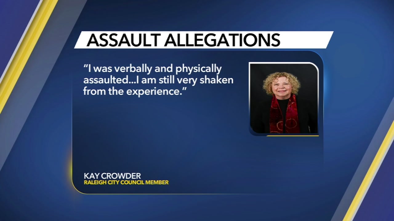 Raleigh council member alleges assault by mayor's husband