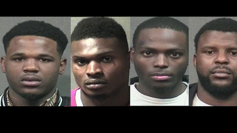 Four arrested for smash and grab heist at jewelry store