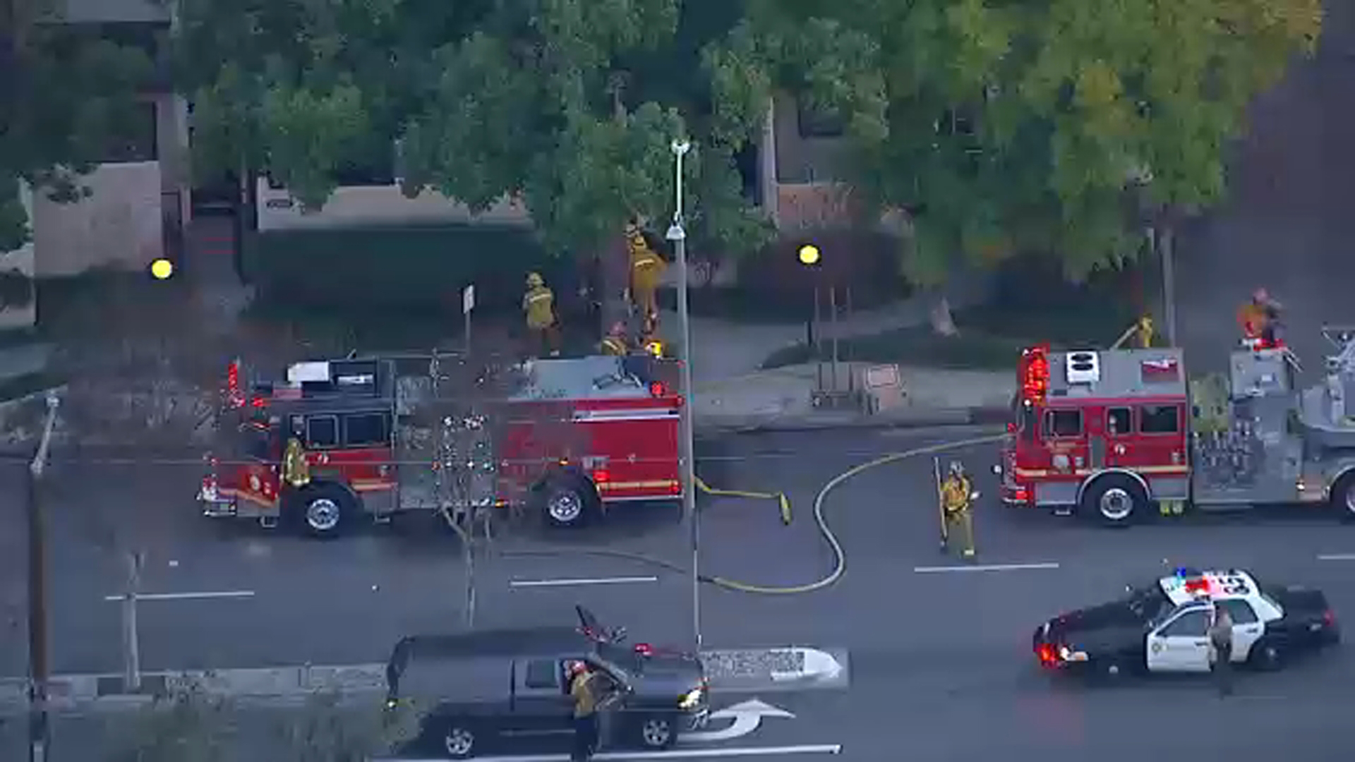 Person found dead after fire at possible marijuana grow house in