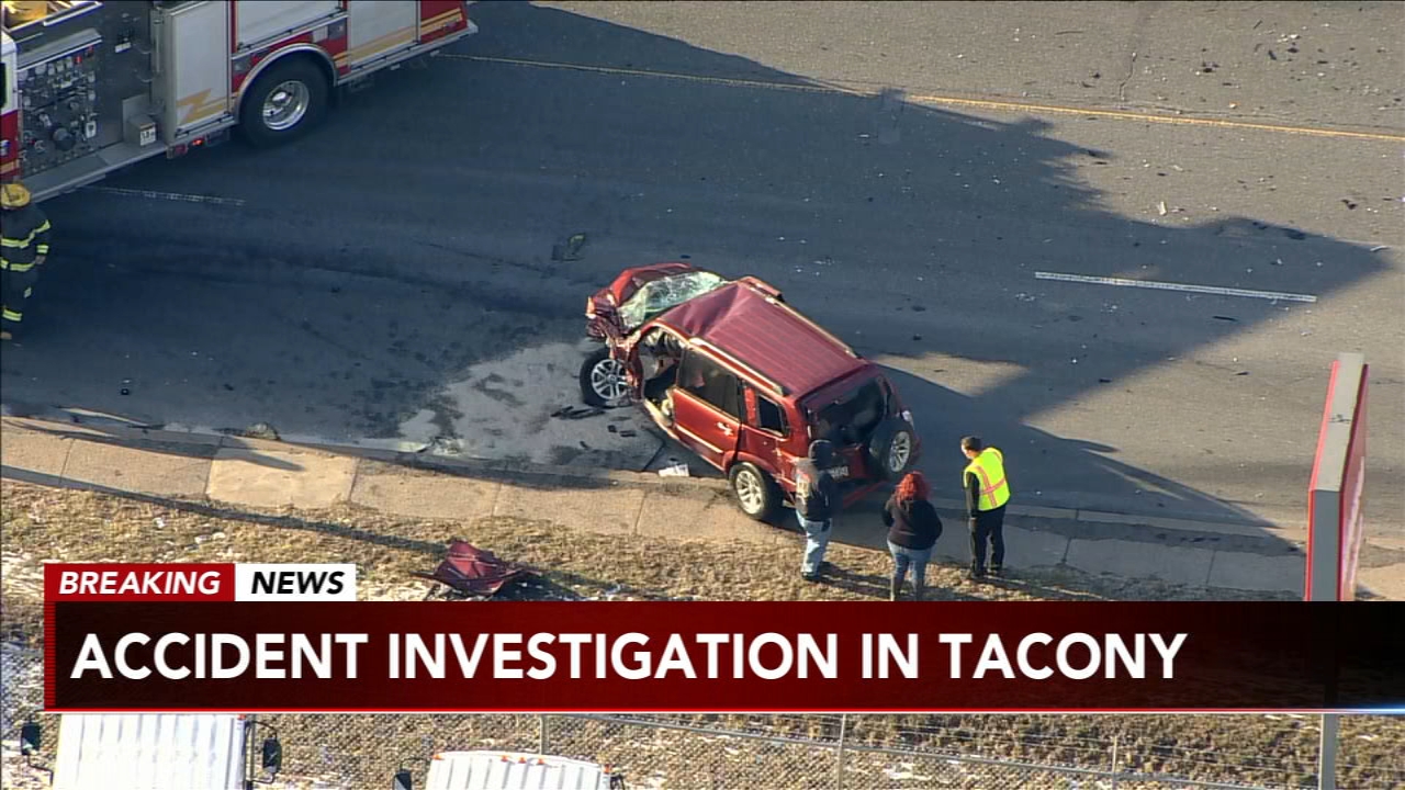1 injured after two-car crash in Tacony