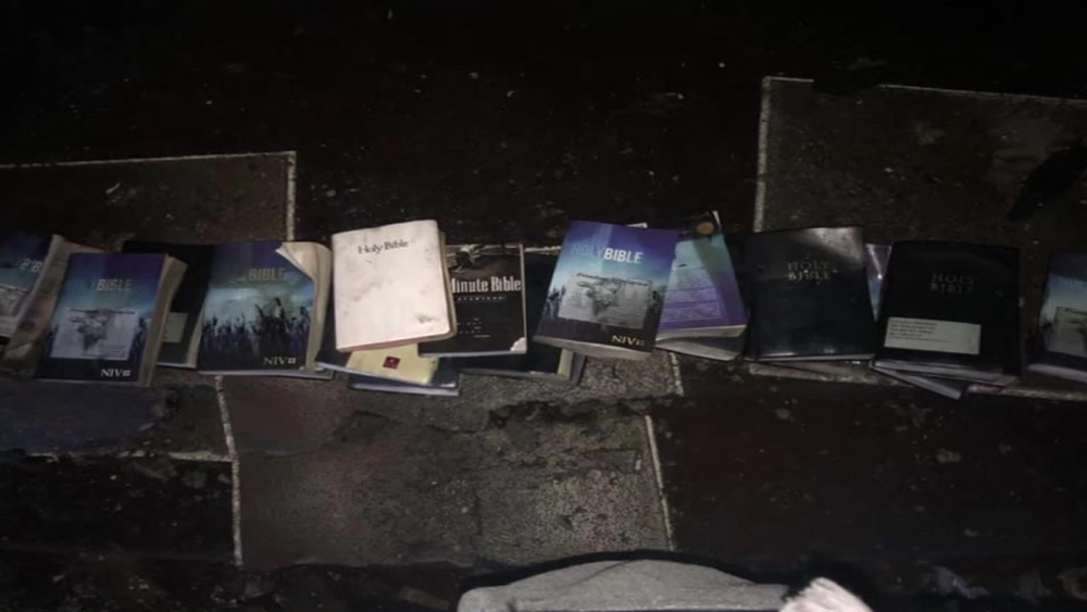 Devastating church fire doesn't burn a single bible