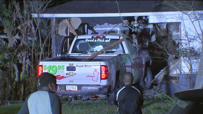 U Haul Pickup Crashes Into Home Where Father And His Baby Were