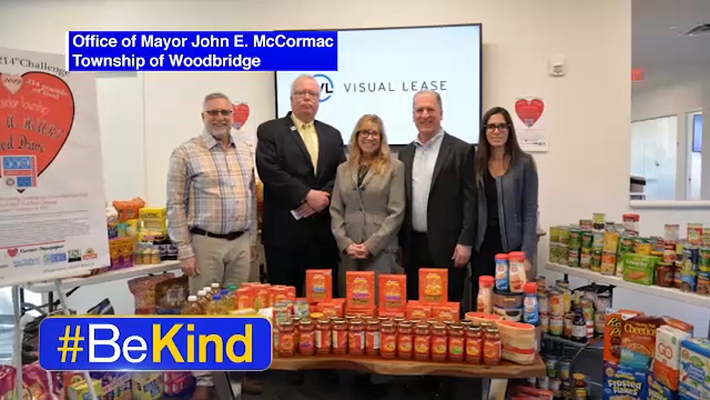 Be Kind: New Jersey software company employees hold massive food drive