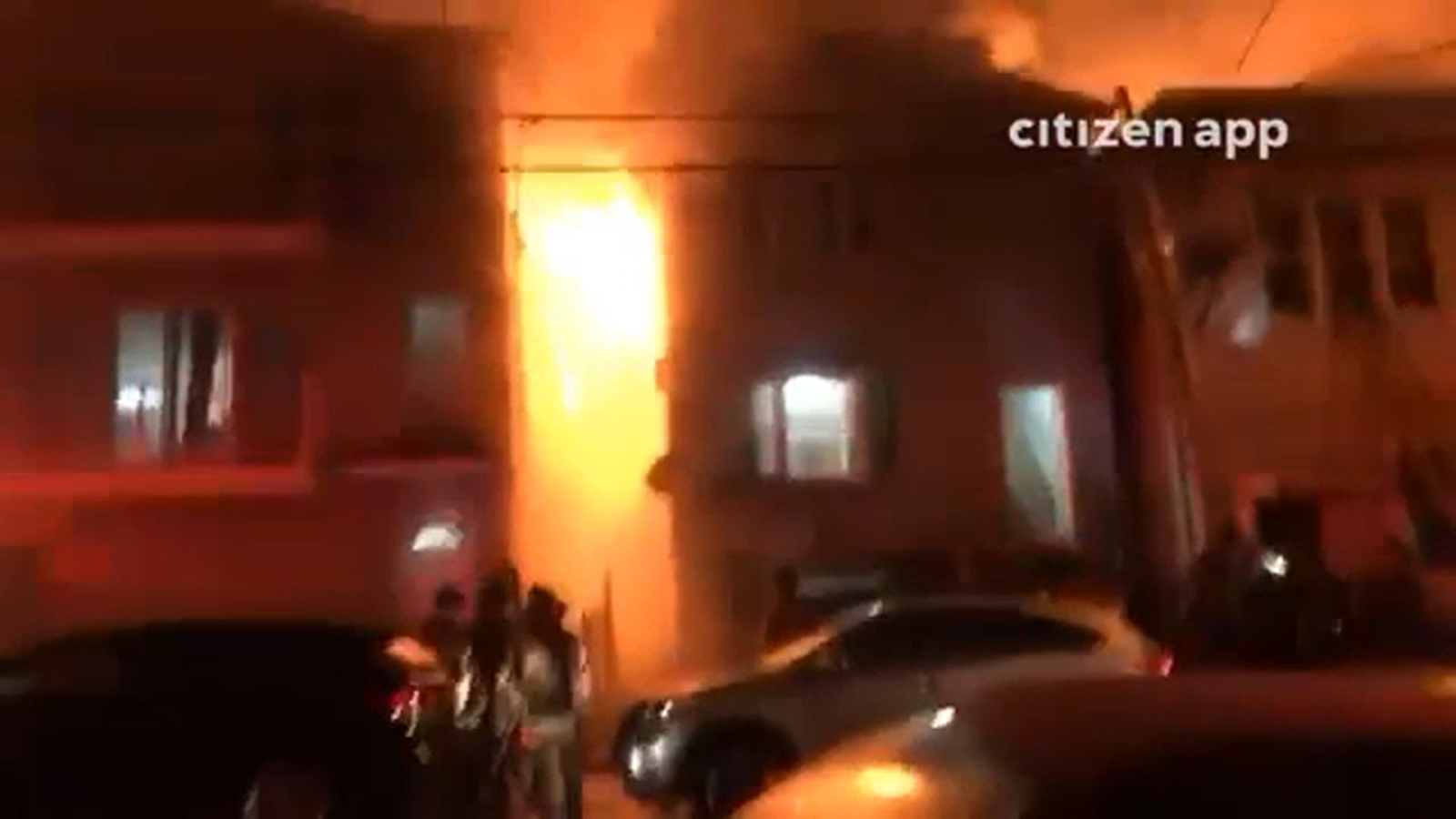 Firefighters battle large house fire in Jersey City, New Jersey - ABC7 ...