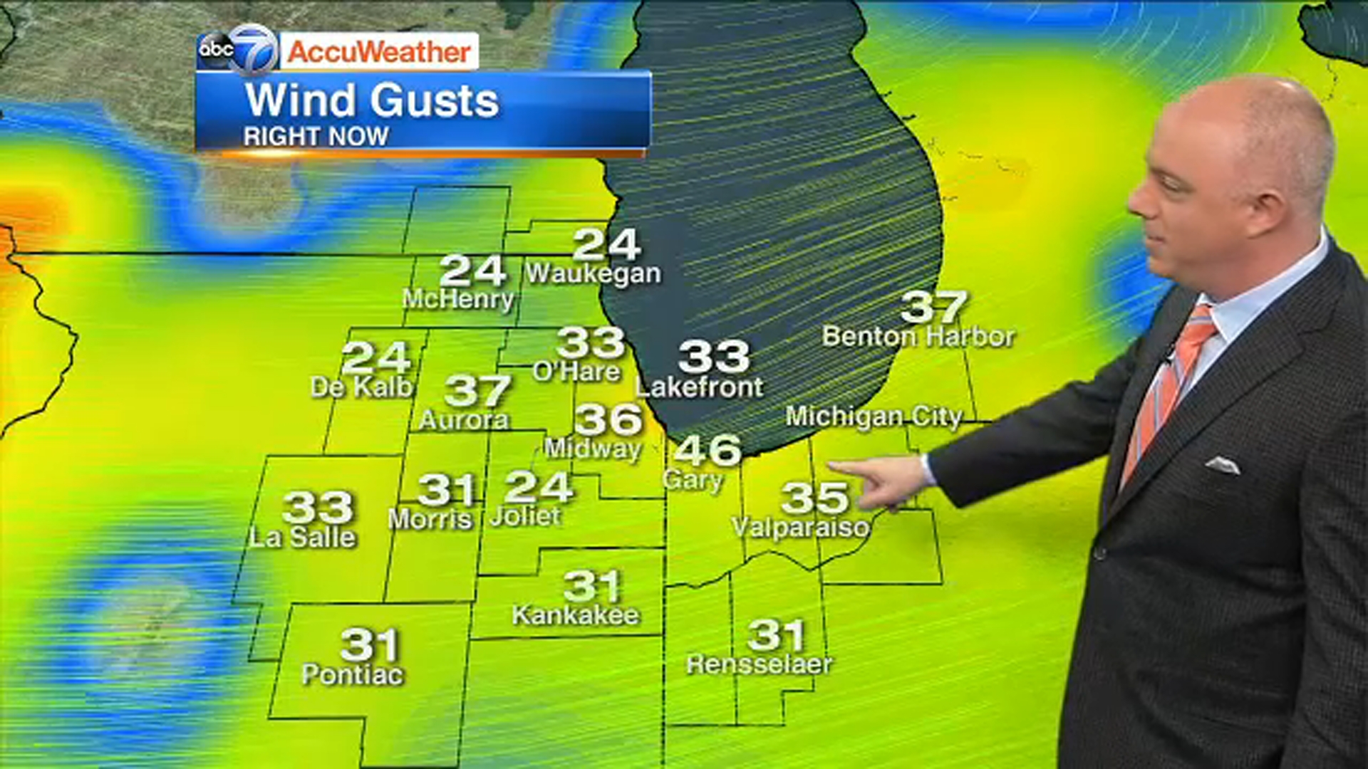 Chicago AccuWeather Cloudy skies, strong winds Sunday
