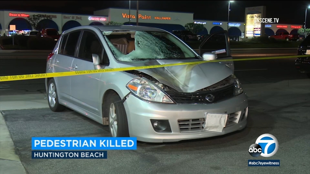 Pedestrian killed in Huntington Beach crash
