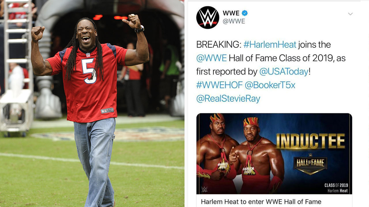 Houston's Booker T and Stevie Ray entering WWE Hall of Fame