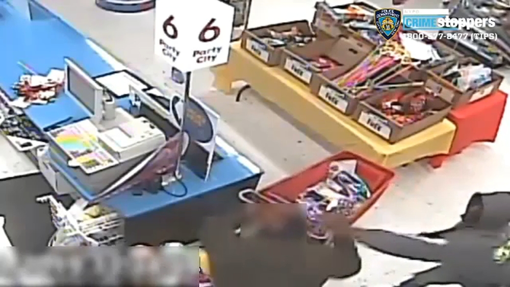 New video of slashing inside Bronx Party City