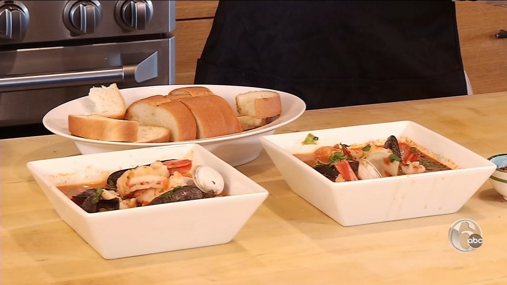 Alessi recipes: Cioppino and Spring Asparagus;  Baby Kale Quinoa