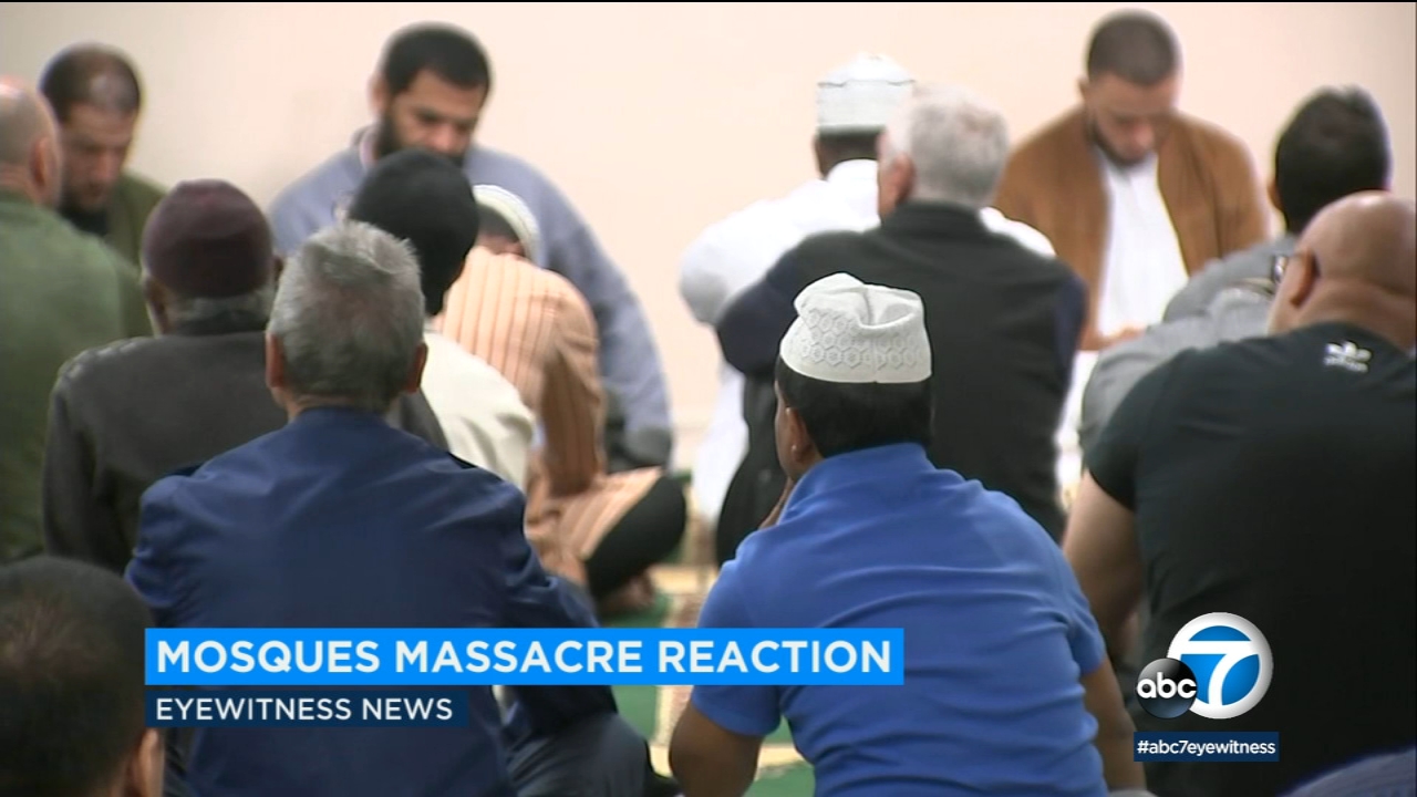 LAPD ups patrols at mosques, prayer service held after NZ shootings
