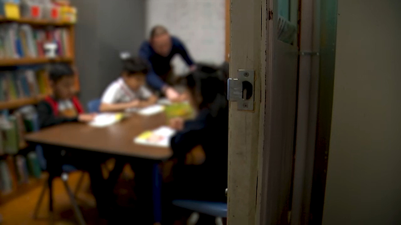 Under funding, overcrowding forces kids to attend classes in closet