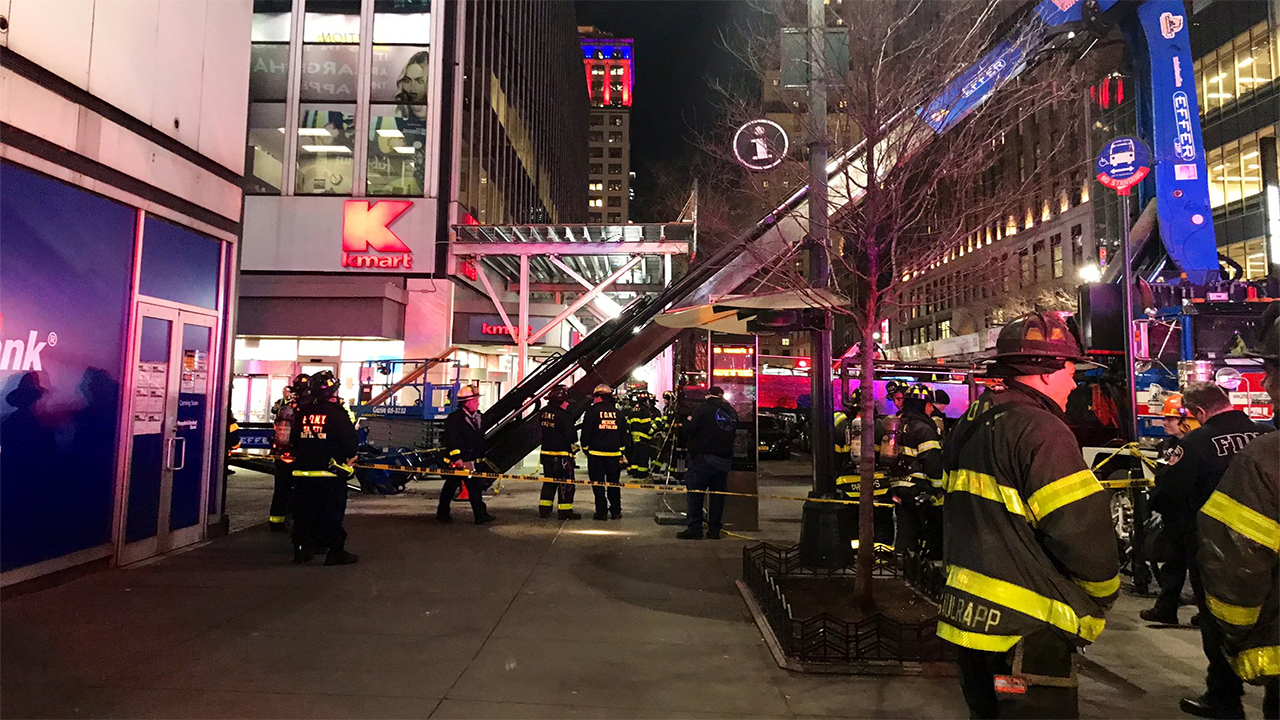 34th Street reopened after boom truck crash near Penn Station