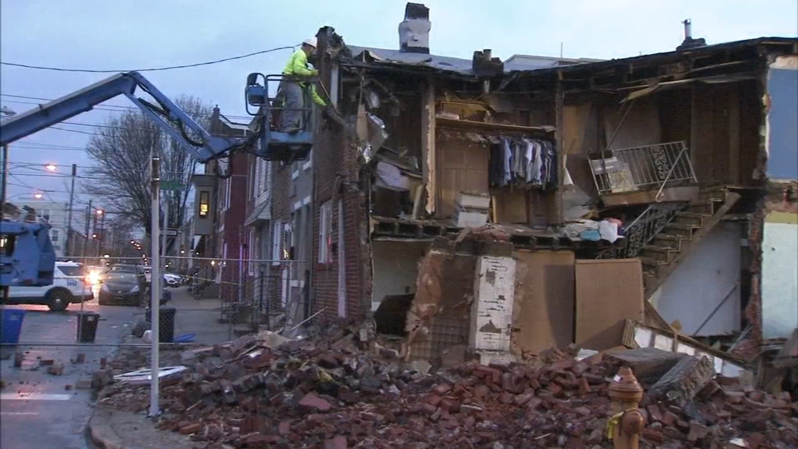 Philadelphia home in jeopardy after faulty construction collapses after