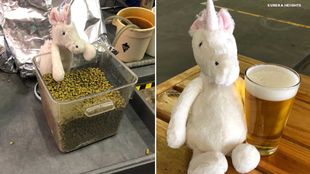 Unicorn lost at brewery returned to family