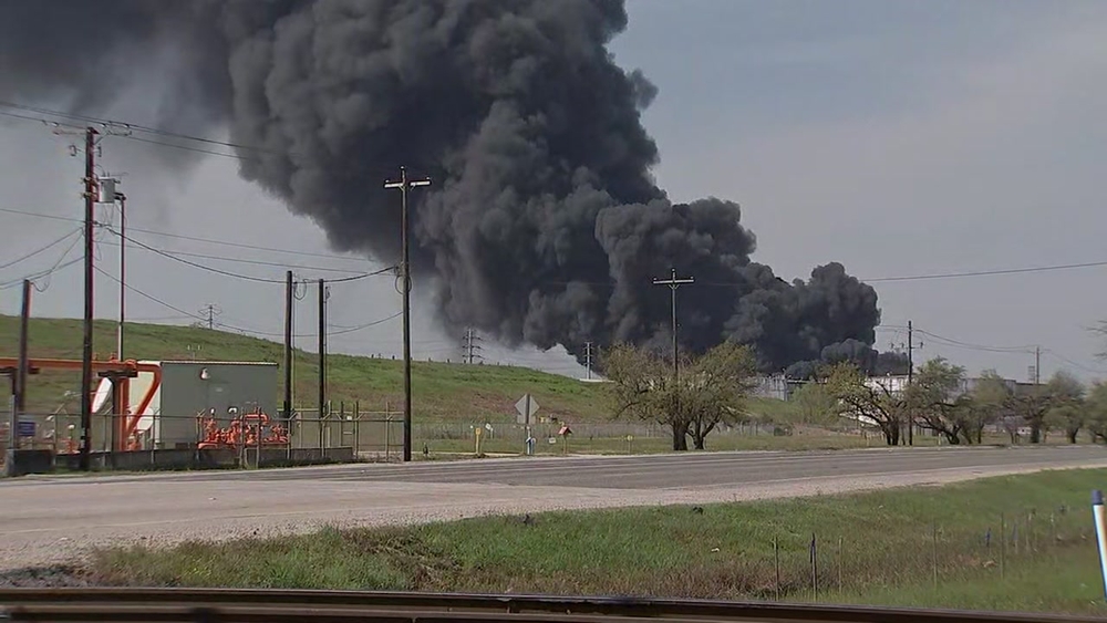 ITC tank fire reignites