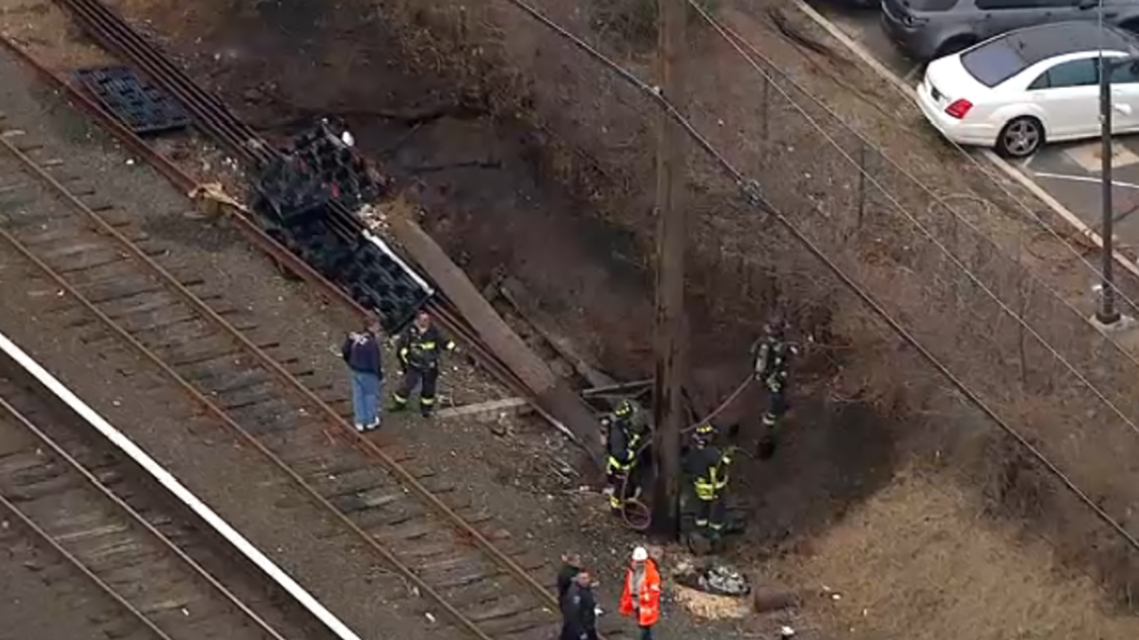 Long Island Rail Road service disrupted by downed power line on tracks
